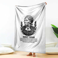 American Hero Harriet Tubman Throw Blanket Black History Leader Gift - Wonder Print Shop