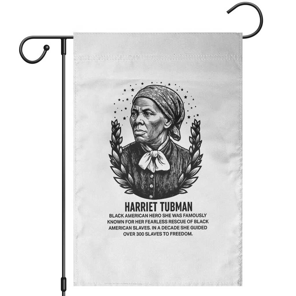 American Hero Harriet Tubman Garden Flag Black History Leader Gift - Wonder Print Shop
