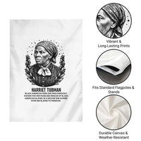 American Hero Harriet Tubman Garden Flag Black History Leader Gift - Wonder Print Shop