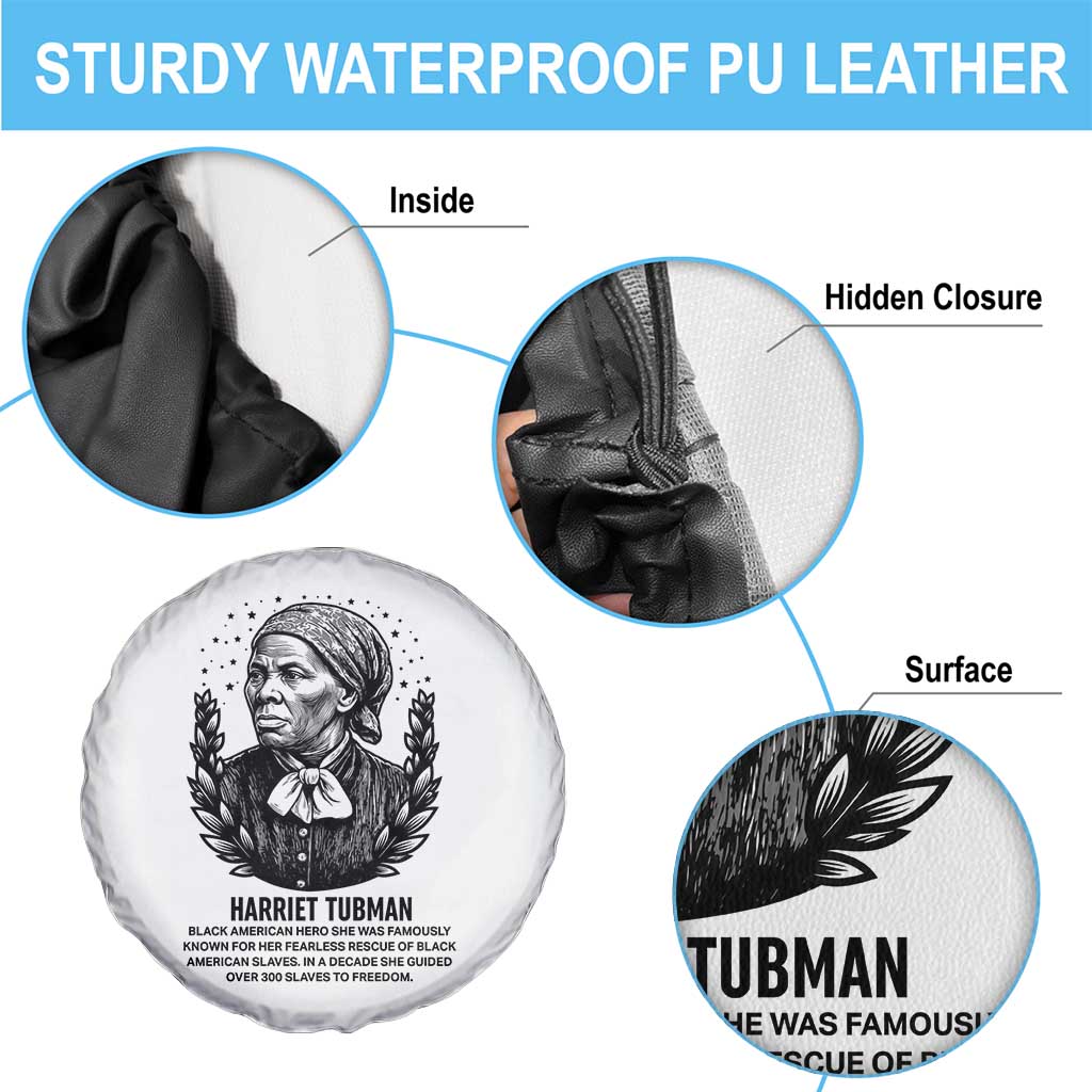 American Hero Harriet Tubman Spare Tire Cover Black History Leader Gift - Wonder Print Shop