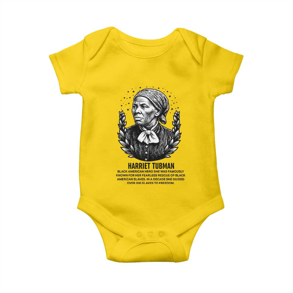 American Hero Harriet Tubman Baby Onesie Black History Leader Gift - Wonder Print Shop