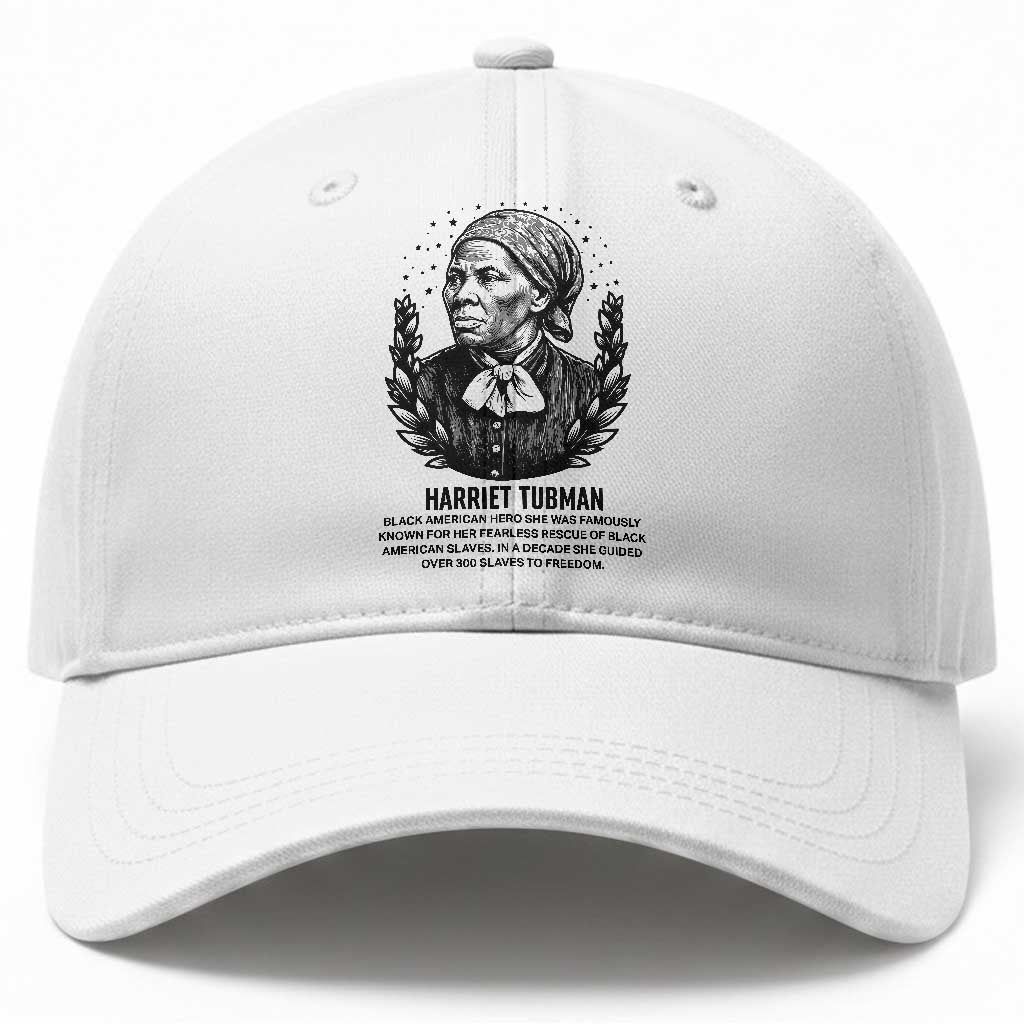 American Hero Harriet Tubman Baseball Cap Black History Leader Gift