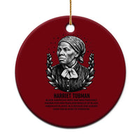 American Hero Harriet Tubman Ceramic Ornament Black History Leader Gift - Wonder Print Shop