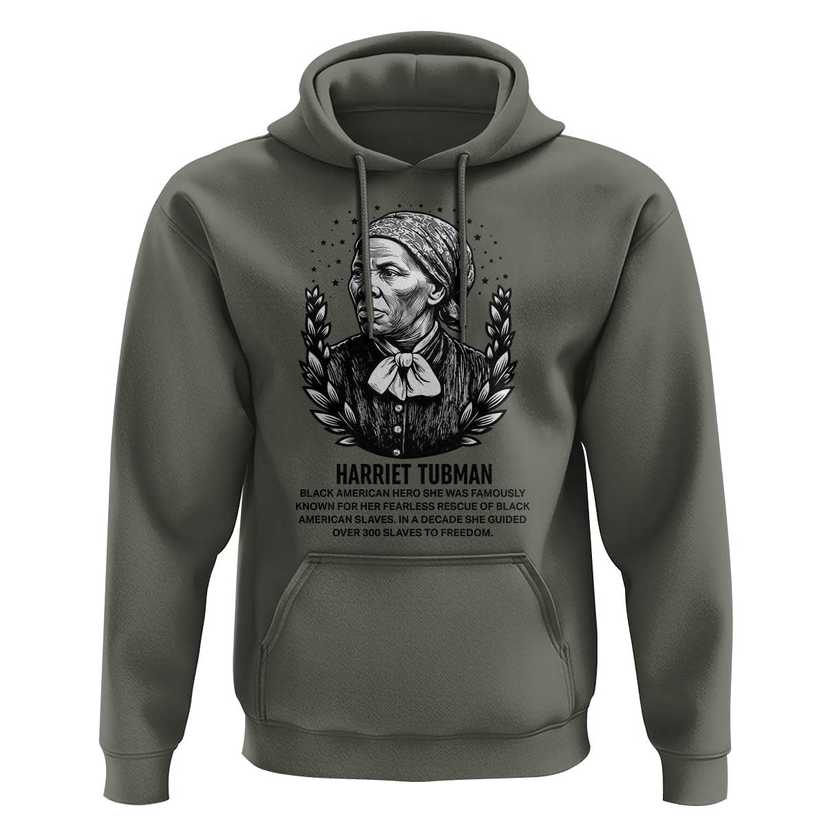 American Hero Harriet Tubman Hoodie Black History Leader Gift - Wonder Print Shop