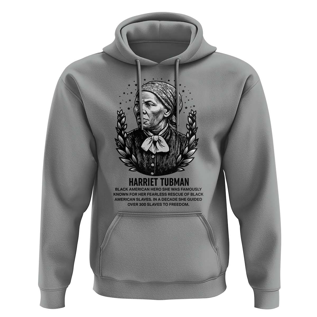 American Hero Harriet Tubman Hoodie Black History Leader Gift - Wonder Print Shop