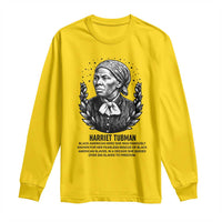 American Hero Harriet Tubman Long Sleeve Shirt Black History Leader Gift - Wonder Print Shop