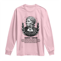 American Hero Harriet Tubman Long Sleeve Shirt Black History Leader Gift - Wonder Print Shop
