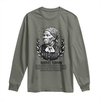 American Hero Harriet Tubman Long Sleeve Shirt Black History Leader Gift - Wonder Print Shop