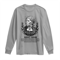 American Hero Harriet Tubman Long Sleeve Shirt Black History Leader Gift - Wonder Print Shop