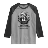 American Hero Harriet Tubman Raglan Shirt Black History Leader Gift - Wonder Print Shop