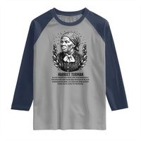 American Hero Harriet Tubman Raglan Shirt Black History Leader Gift - Wonder Print Shop