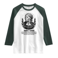 American Hero Harriet Tubman Raglan Shirt Black History Leader Gift - Wonder Print Shop