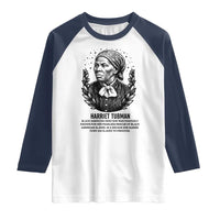 American Hero Harriet Tubman Raglan Shirt Black History Leader Gift - Wonder Print Shop