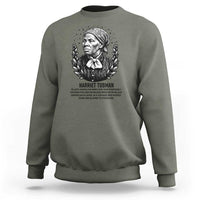 American Hero Harriet Tubman Sweatshirt Black History Leader Gift - Wonder Print Shop