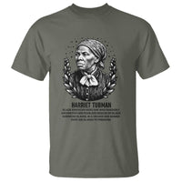American Hero Harriet Tubman T Shirt Black History Leader Gift - Wonder Print Shop
