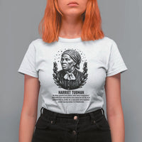 American Hero Harriet Tubman T Shirt For Women Black History Leader Gift - Wonder Print Shop