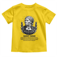 American Hero Harriet Tubman Toddler T Shirt Black History Leader Gift - Wonder Print Shop