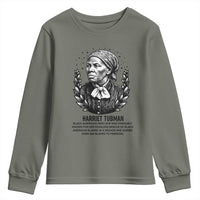 American Hero Harriet Tubman Youth Sweatshirt Black History Leader Gift - Wonder Print Shop