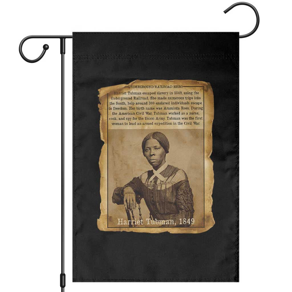 Harriet Tubman Tribute Garden Flag Civil Rights Leader Black History Gift - Wonder Print Shop