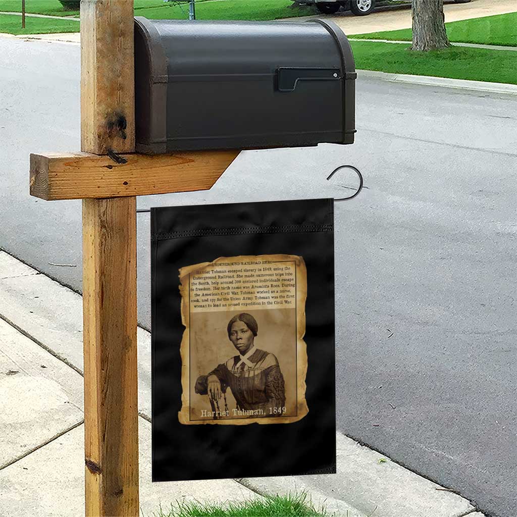 Harriet Tubman Tribute Garden Flag Civil Rights Leader Black History Gift - Wonder Print Shop
