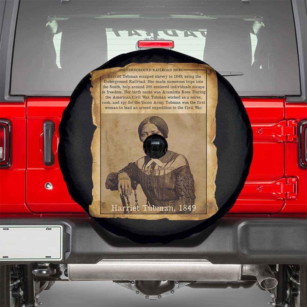 Harriet Tubman Tribute Spare Tire Cover Civil Rights Leader Black History Gift - Wonder Print Shop