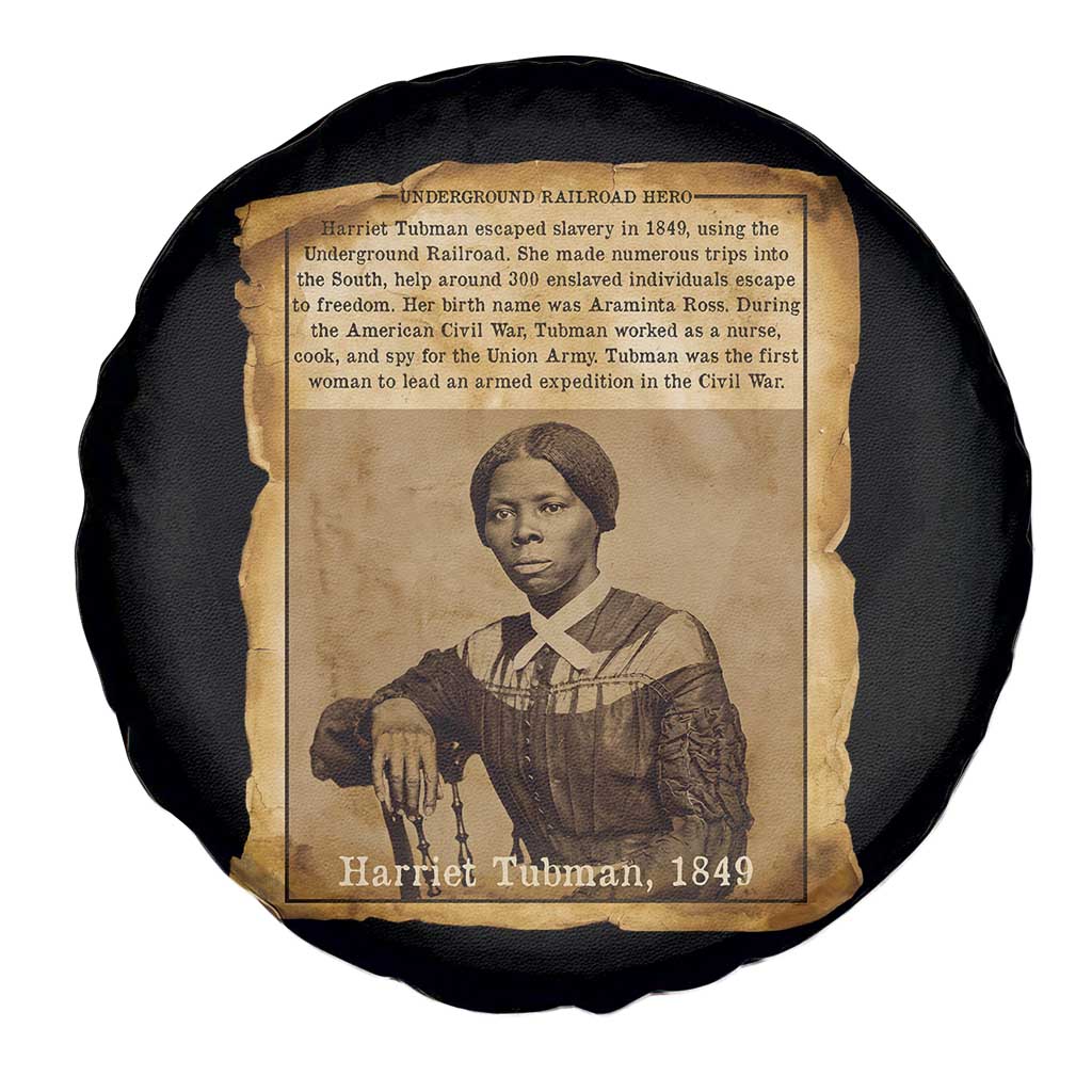 Harriet Tubman Tribute Spare Tire Cover Civil Rights Leader Black History Gift - Wonder Print Shop
