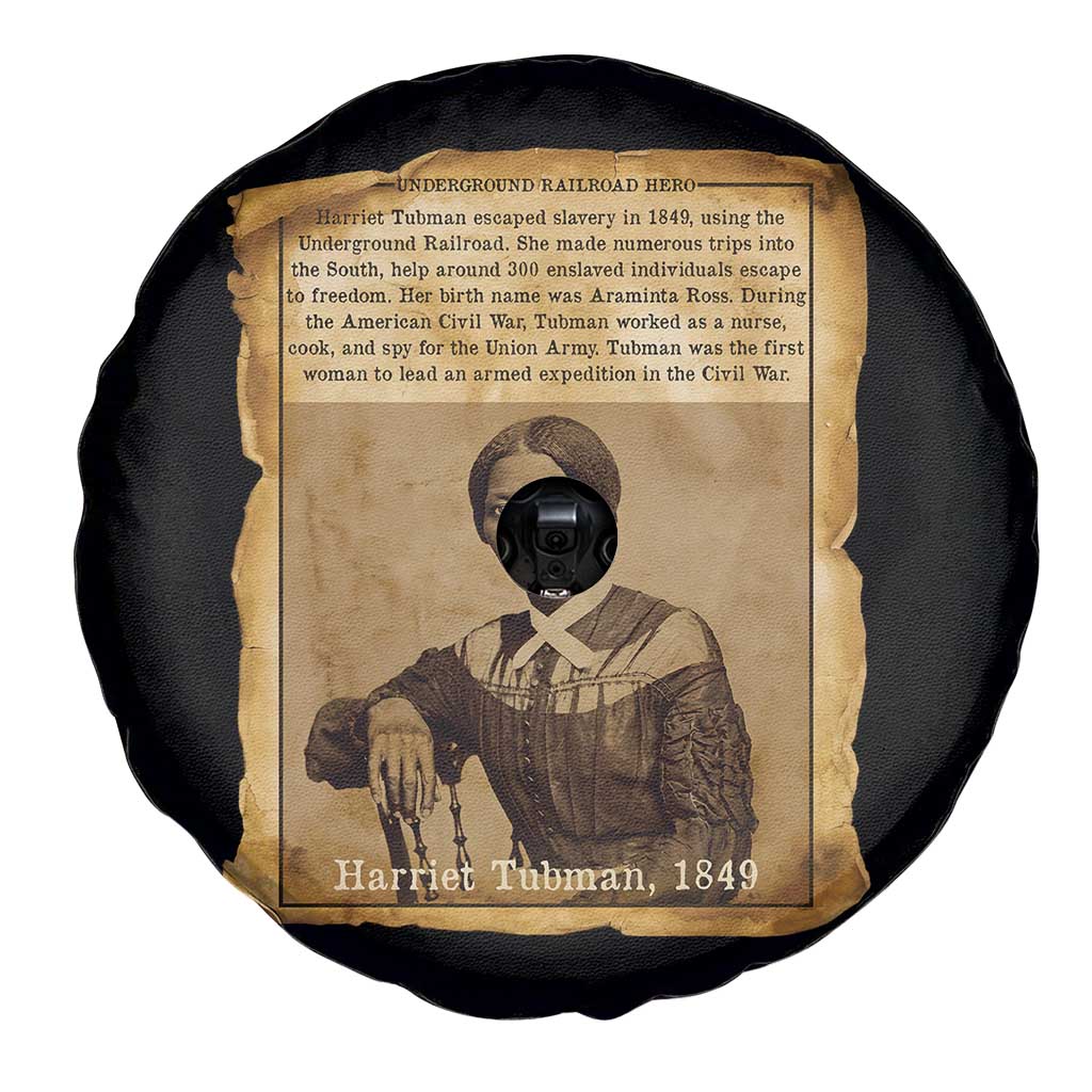 Harriet Tubman Tribute Spare Tire Cover Civil Rights Leader Black History Gift - Wonder Print Shop