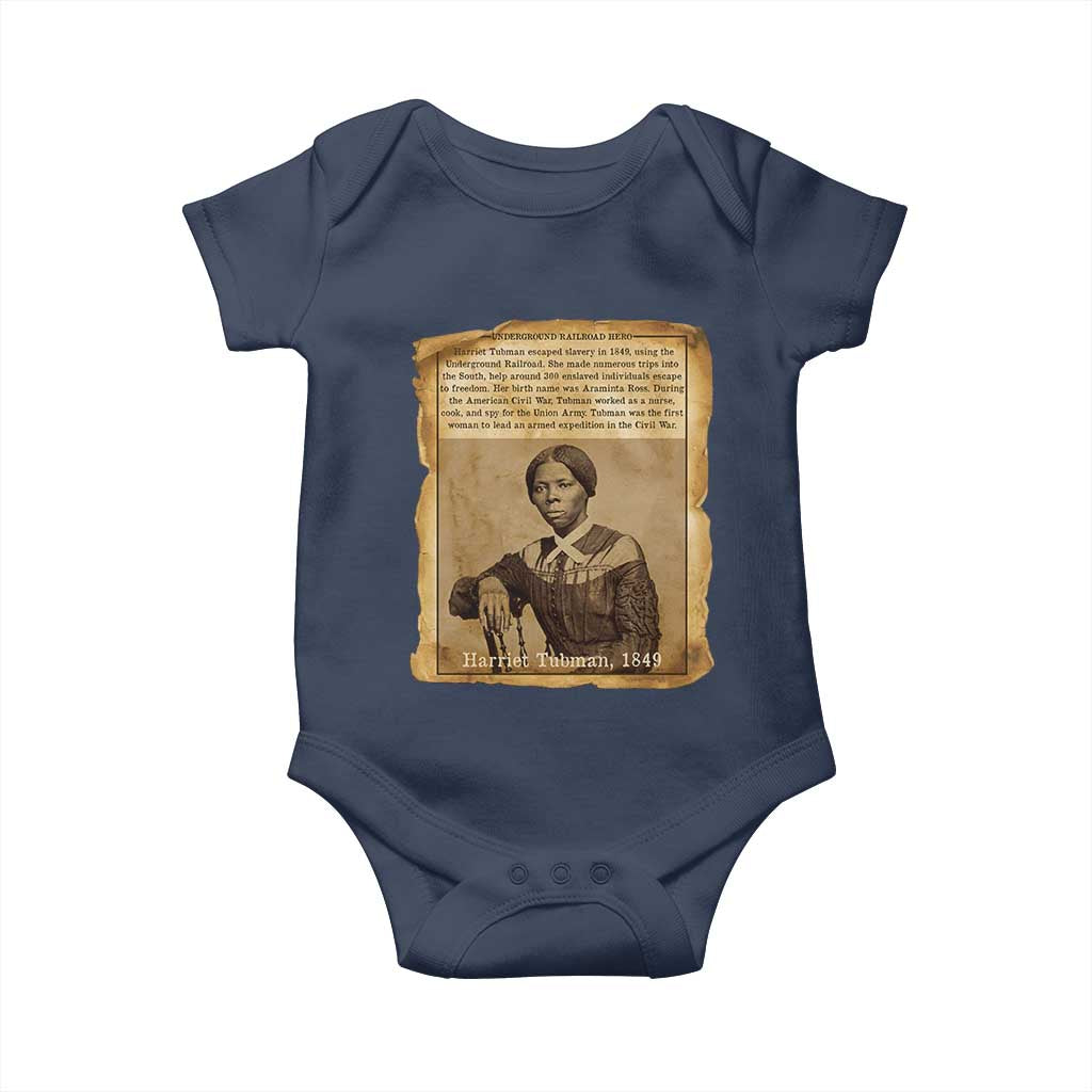 Harriet Tubman Tribute Baby Onesie Civil Rights Leader Black History Gift - Wonder Print Shop