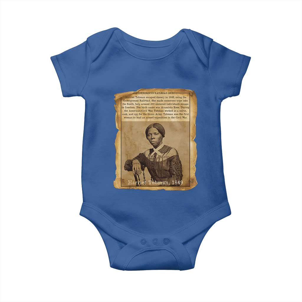 Harriet Tubman Tribute Baby Onesie Civil Rights Leader Black History Gift - Wonder Print Shop