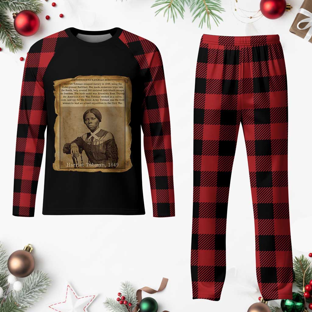 Harriet Tubman Tribute Plaid Pajama Set Civil Rights Leader Black History Gift - Wonder Print Shop