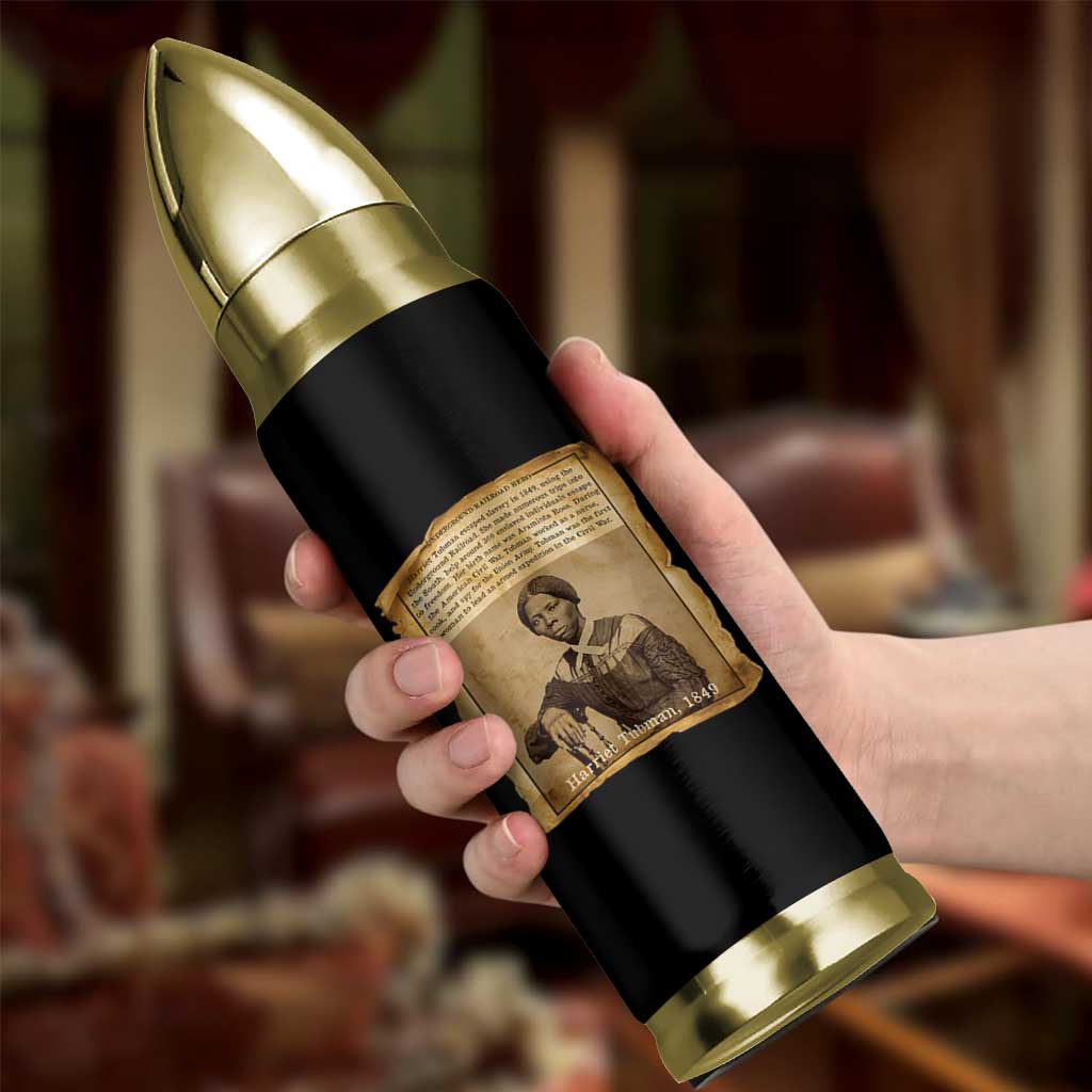 Harriet Tubman Tribute Bullet Tumbler Civil Rights Leader Black History Gift - Wonder Print Shop