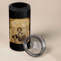 Harriet Tubman Tribute 4 in 1 Can Cooler Tumbler Civil Rights Leader Black History Gift - Wonder Print Shop