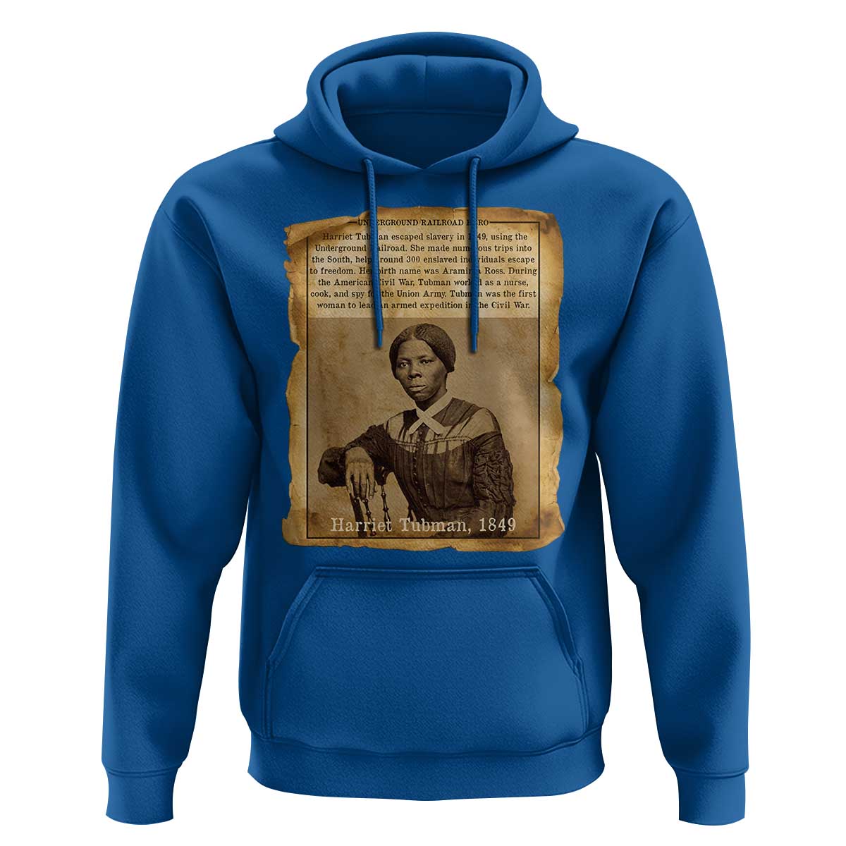 Harriet Tubman Tribute Hoodie Civil Rights Leader Black History Gift - Wonder Print Shop