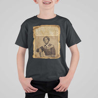Harriet Tubman Tribute T Shirt For Kid Civil Rights Leader Black History Gift - Wonder Print Shop