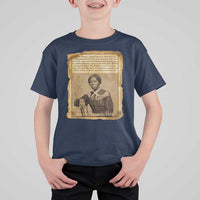 Harriet Tubman Tribute T Shirt For Kid Civil Rights Leader Black History Gift - Wonder Print Shop