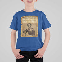 Harriet Tubman Tribute T Shirt For Kid Civil Rights Leader Black History Gift - Wonder Print Shop
