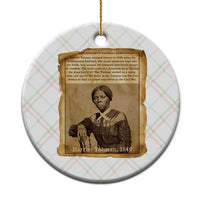 Harriet Tubman Tribute Ceramic Ornament Civil Rights Leader Black History Gift - Wonder Print Shop