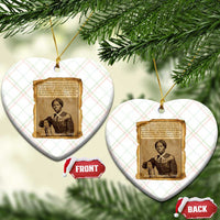Harriet Tubman Tribute Ceramic Ornament Civil Rights Leader Black History Gift - Wonder Print Shop