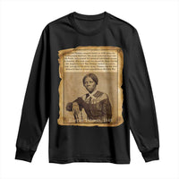 Harriet Tubman Tribute Long Sleeve Shirt Civil Rights Leader Black History Gift - Wonder Print Shop