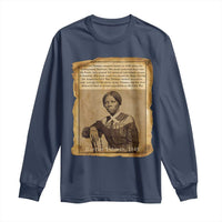 Harriet Tubman Tribute Long Sleeve Shirt Civil Rights Leader Black History Gift - Wonder Print Shop