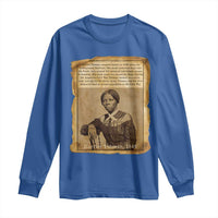 Harriet Tubman Tribute Long Sleeve Shirt Civil Rights Leader Black History Gift - Wonder Print Shop