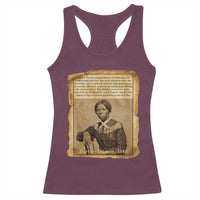 Harriet Tubman Tribute Racerback Tank Top Civil Rights Leader Black History Gift - Wonder Print Shop