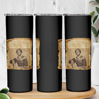 Harriet Tubman Tribute Skinny Tumbler Civil Rights Leader Black History Gift - Wonder Print Shop