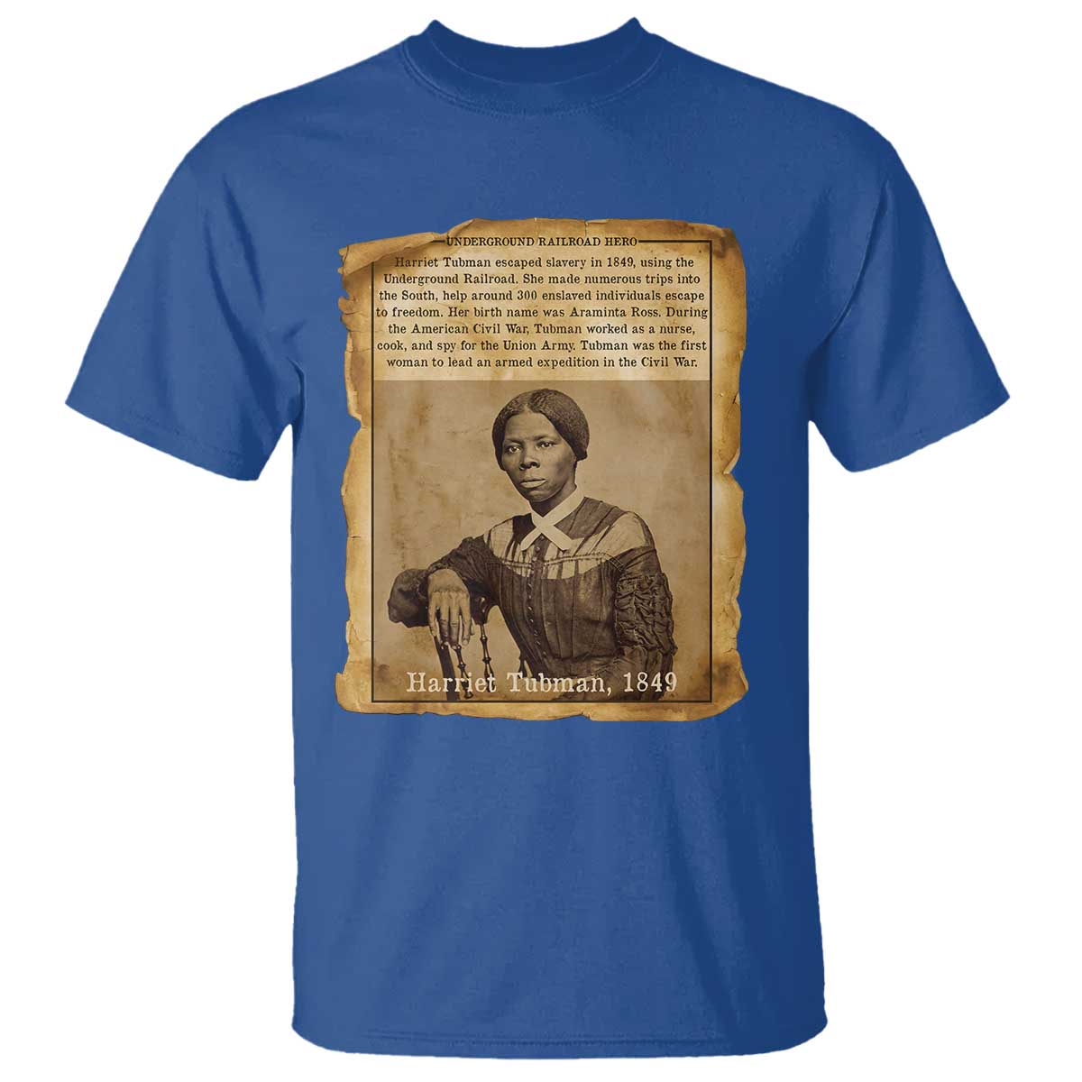 Harriet Tubman Tribute T Shirt Civil Rights Leader Black History Gift - Wonder Print Shop
