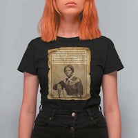 Harriet Tubman Tribute T Shirt For Women Civil Rights Leader Black History Gift - Wonder Print Shop