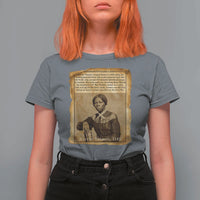 Harriet Tubman Tribute T Shirt For Women Civil Rights Leader Black History Gift - Wonder Print Shop