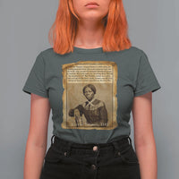 Harriet Tubman Tribute T Shirt For Women Civil Rights Leader Black History Gift - Wonder Print Shop