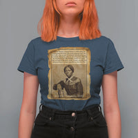 Harriet Tubman Tribute T Shirt For Women Civil Rights Leader Black History Gift - Wonder Print Shop