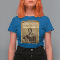 Harriet Tubman Tribute T Shirt For Women Civil Rights Leader Black History Gift - Wonder Print Shop