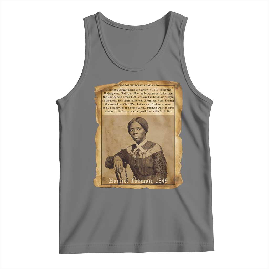 Harriet Tubman Tribute Tank Top Civil Rights Leader Black History Gift - Wonder Print Shop